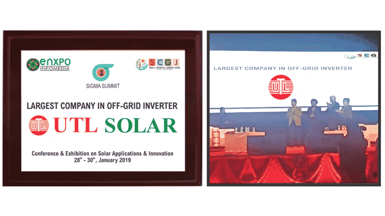 UTL Solar Largest Company in Off-Grid Inverter