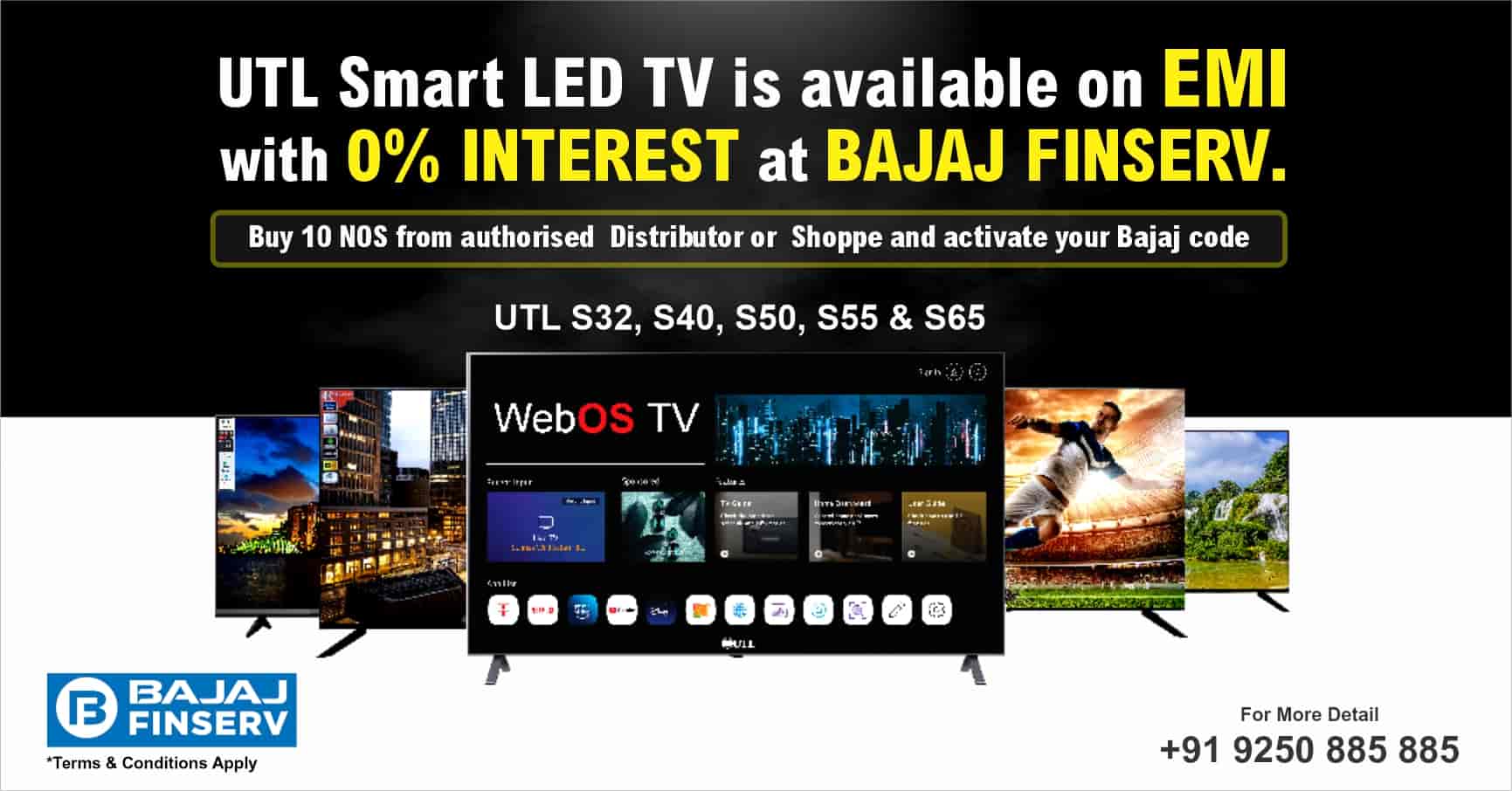 UTL Smart LED TV on EMI