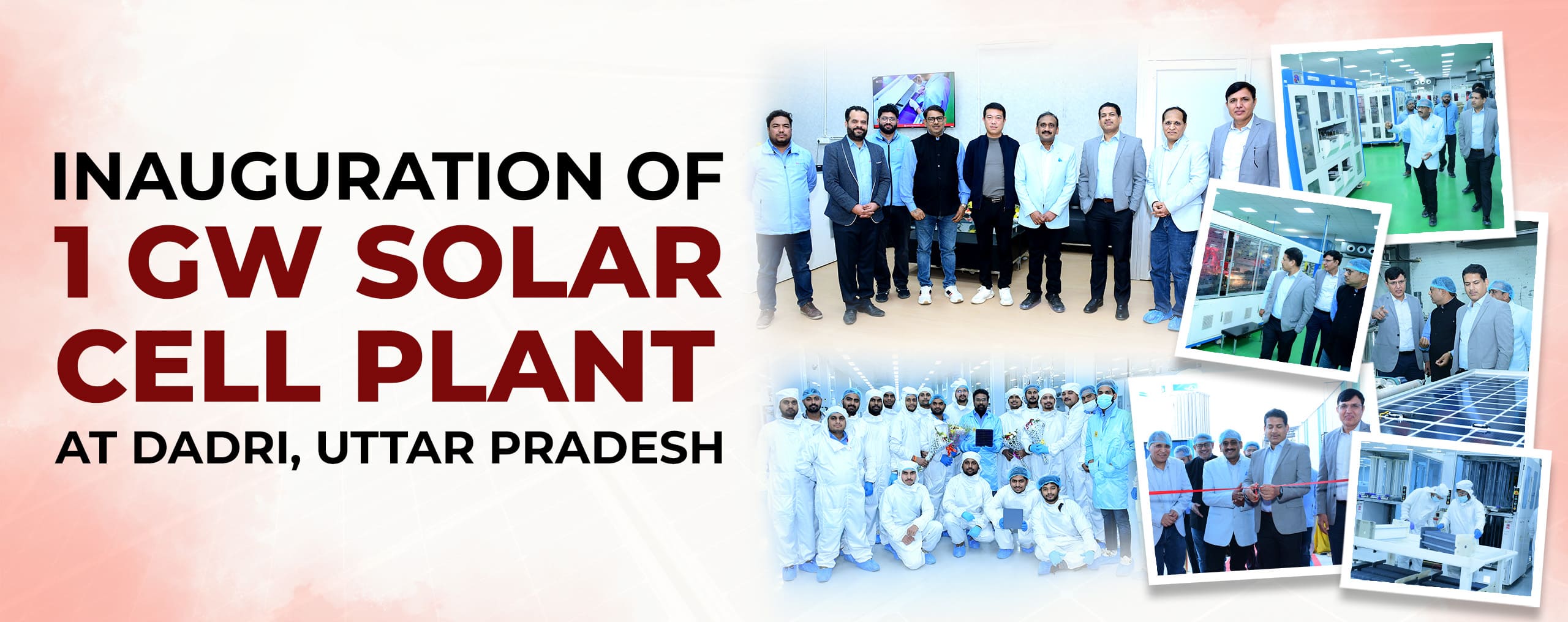 1gw solar cell plant Inaugration